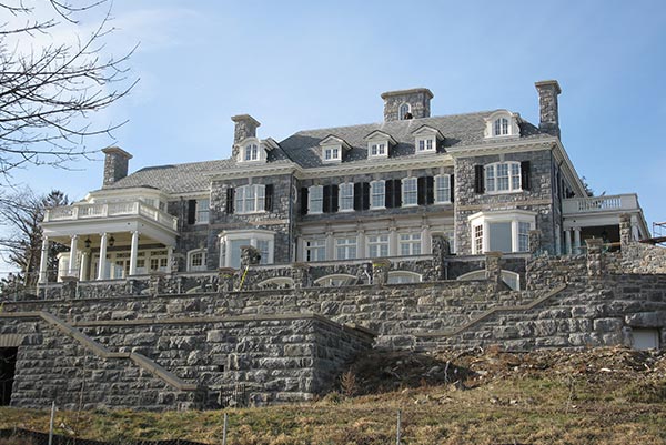 View of Mansion from Below